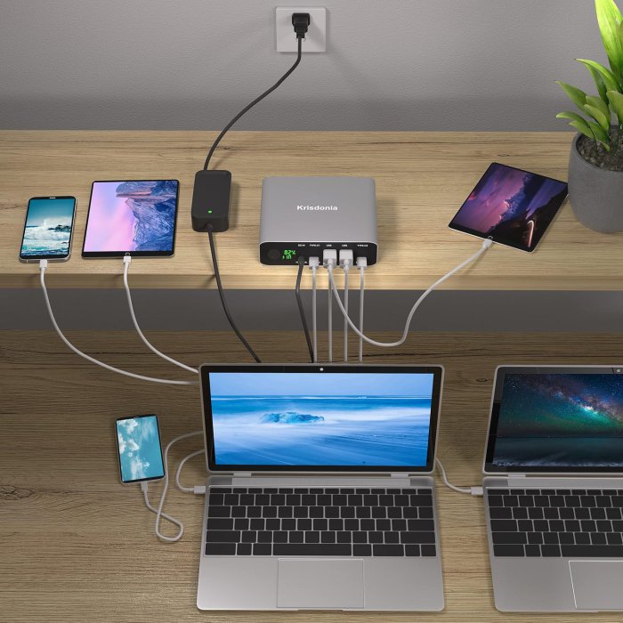 Krisdonia 100W Laptop Power Bank, 32000mAh Portable Charger (image 4)