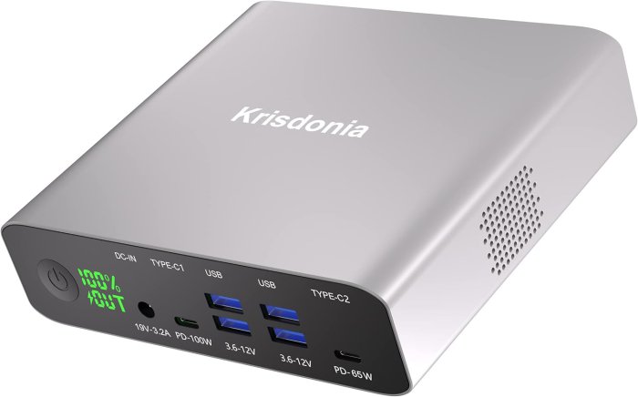 Krisdonia 100W Laptop Power Bank, 32000mAh Portable Charger (image 5)