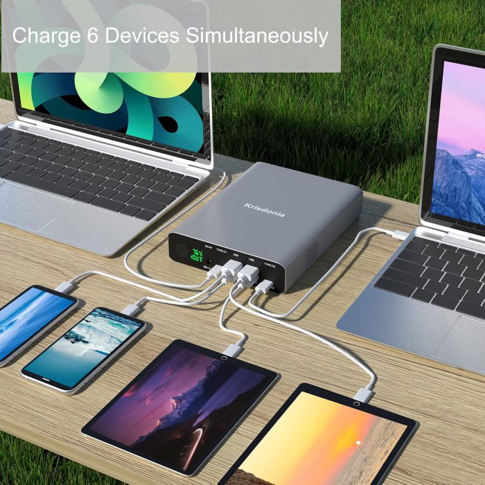 Krisdonia 64000mAh PD 100W USB C Power Bank (image 3)