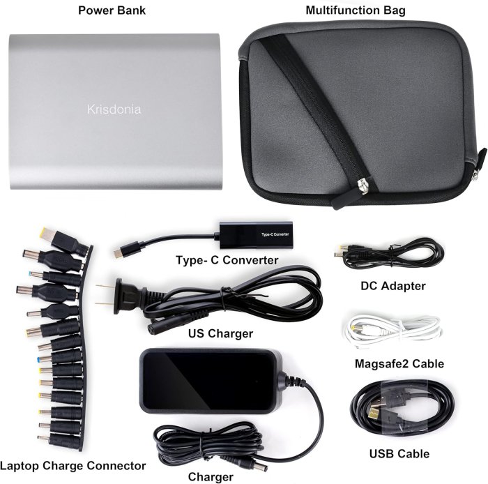 Krisdonia Laptop Power Bank 50000mAh (image 4)