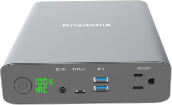 Krisdonia Portable Power Station 130W 60000mAh Backup Power Supply